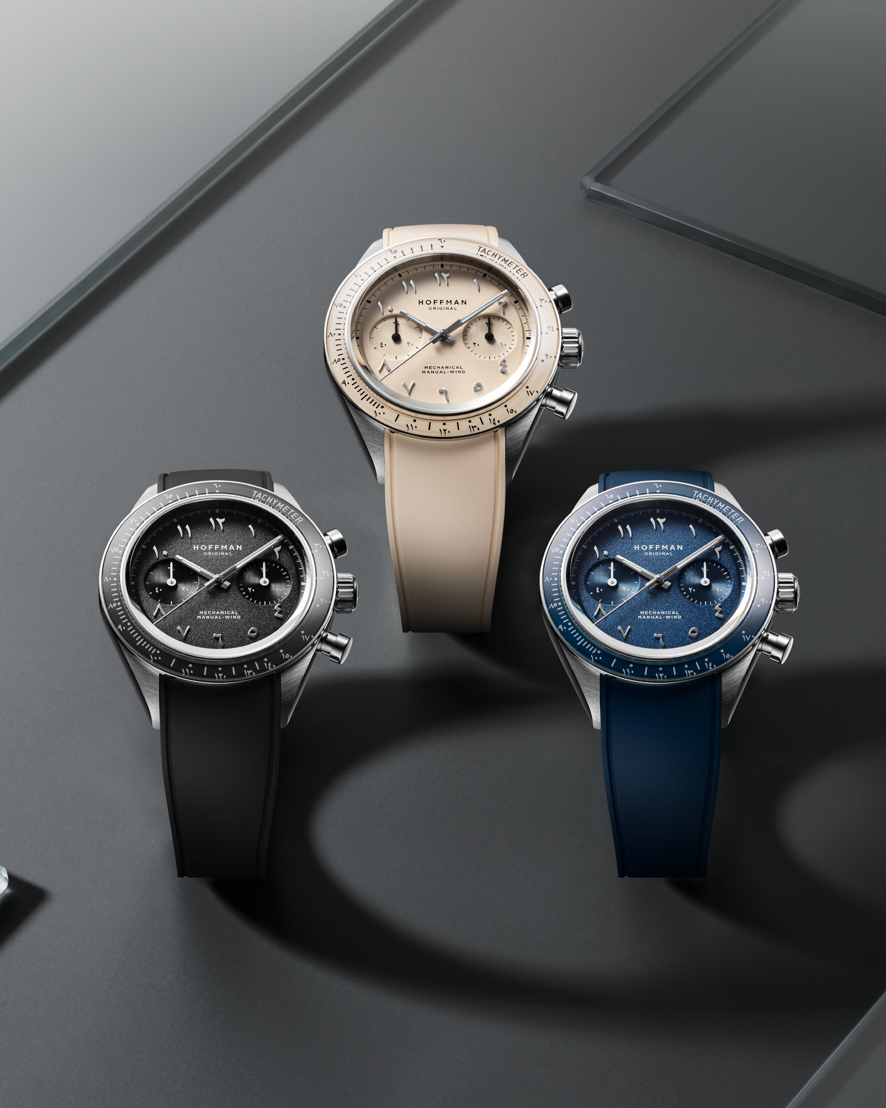 Hoffman Racing 40 Mechanical GCC Editions – three chronographs for a community