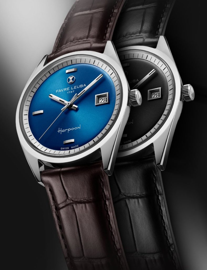 Favre Leuba Harpoon Revival Adds Blue and Black Dials