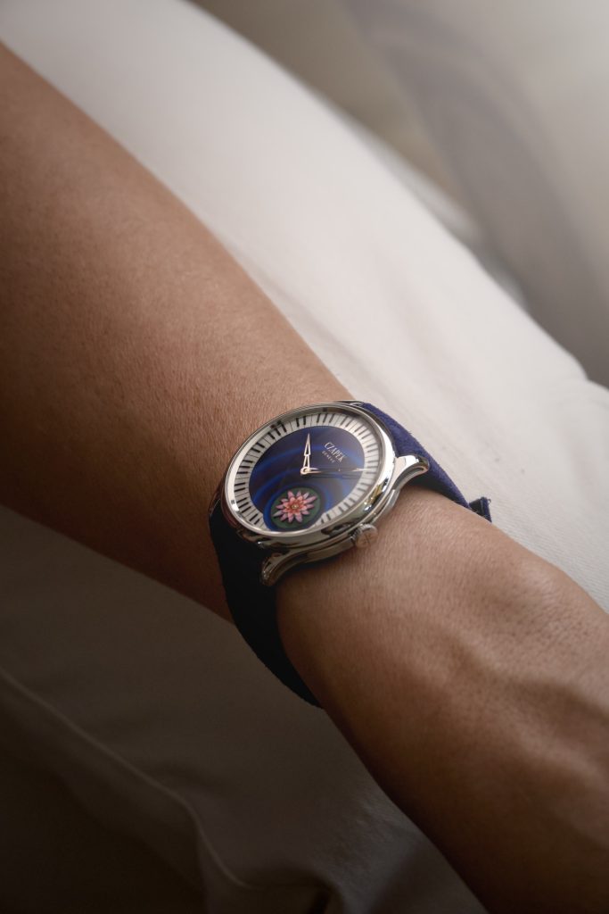 Czapek Promenade L'Ecume des Jours - water lilies, piano keys and a micro-rotor