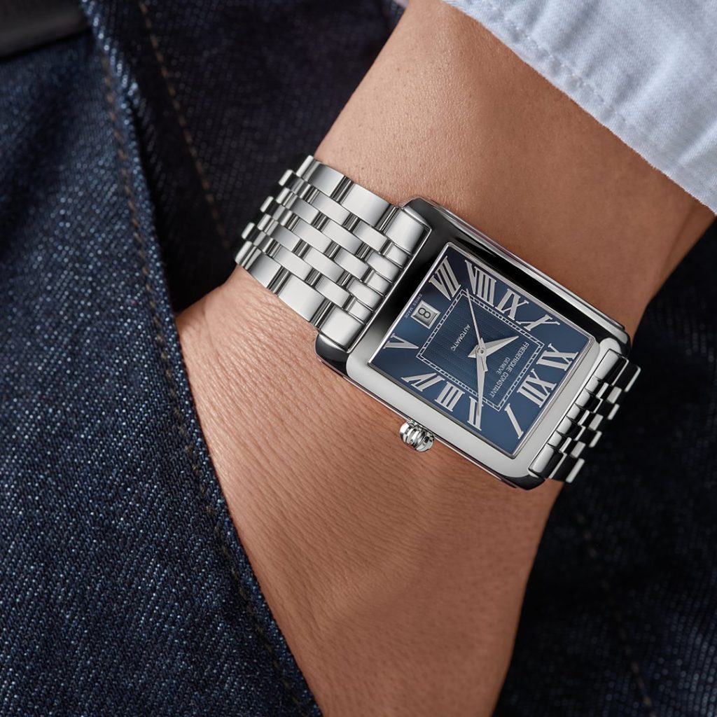Frederique Constant unveils the Classics Carrée Automatic in two blues