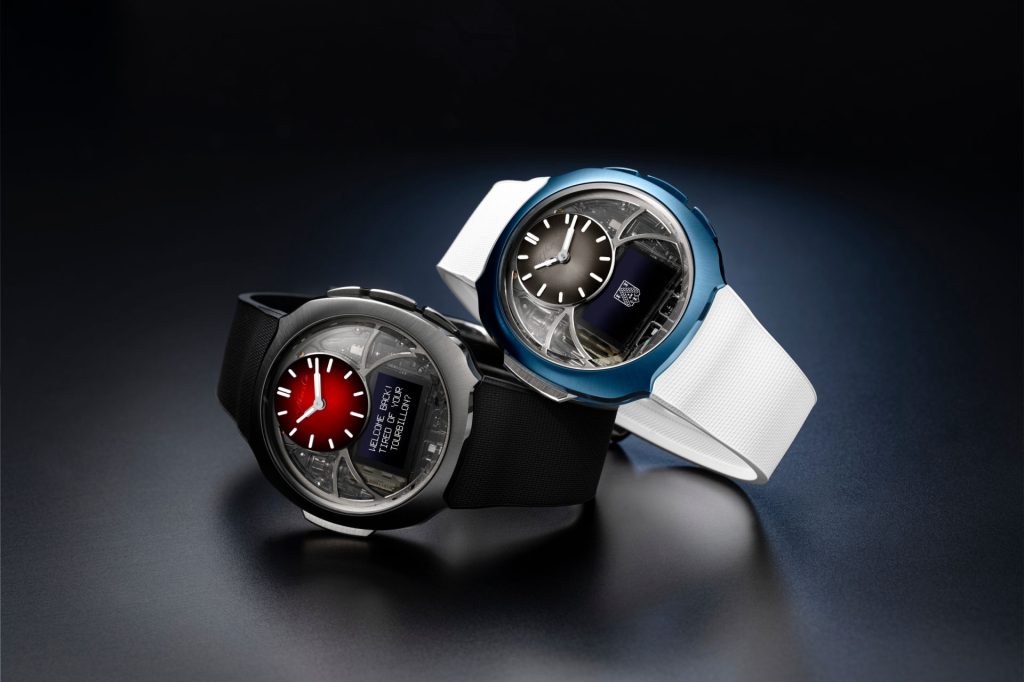 Off-Grid by H. Moser & Cie - a digital watch with mechanical manners