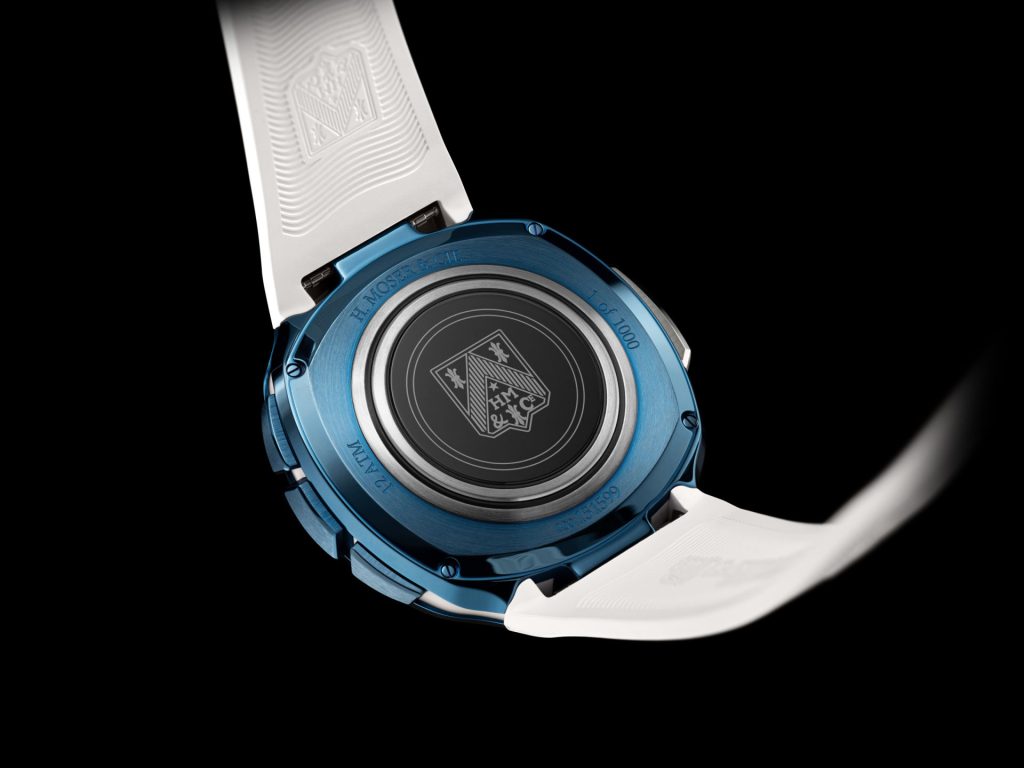 Off-Grid by H. Moser & Cie - a digital watch with mechanical manners