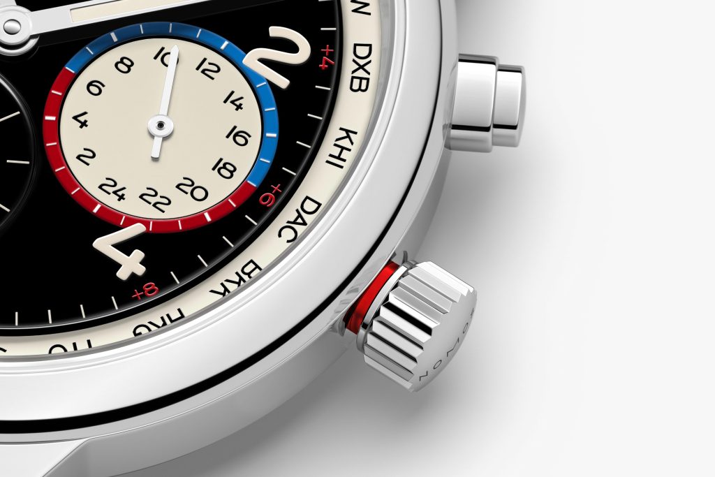 NOMOS Glashütte Goes Dark: The Club Sport neomatik Worldtimer dark