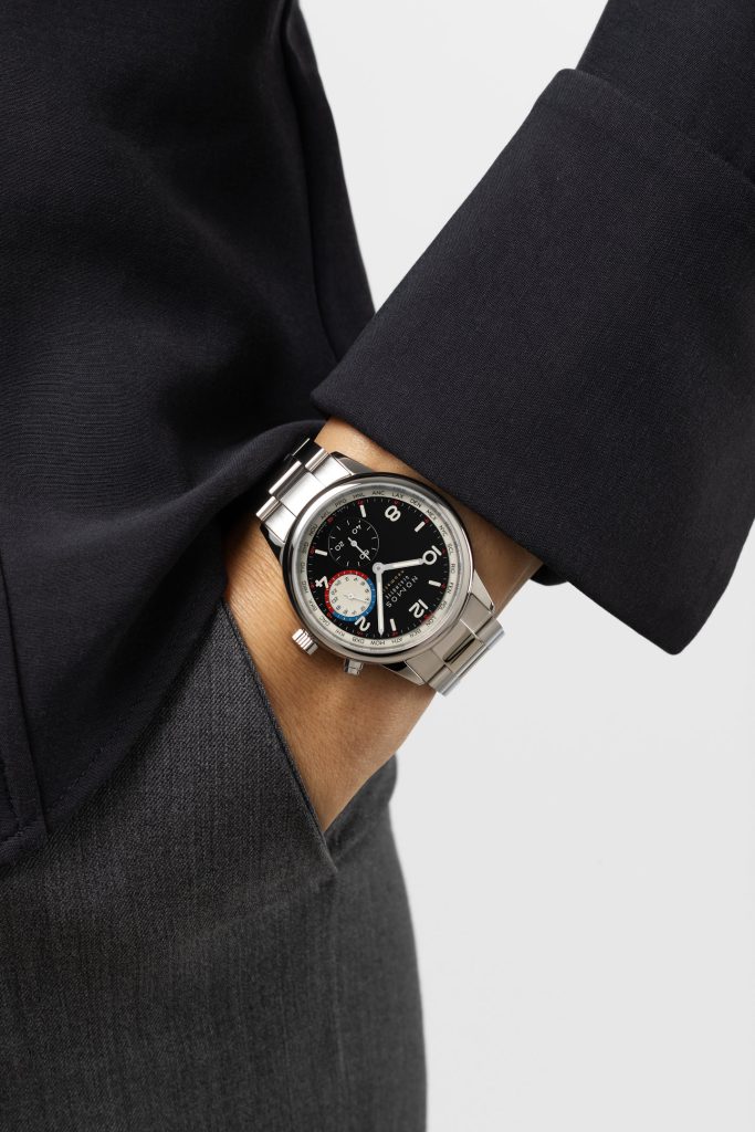 NOMOS Glashütte Goes Dark: The Club Sport neomatik Worldtimer dark