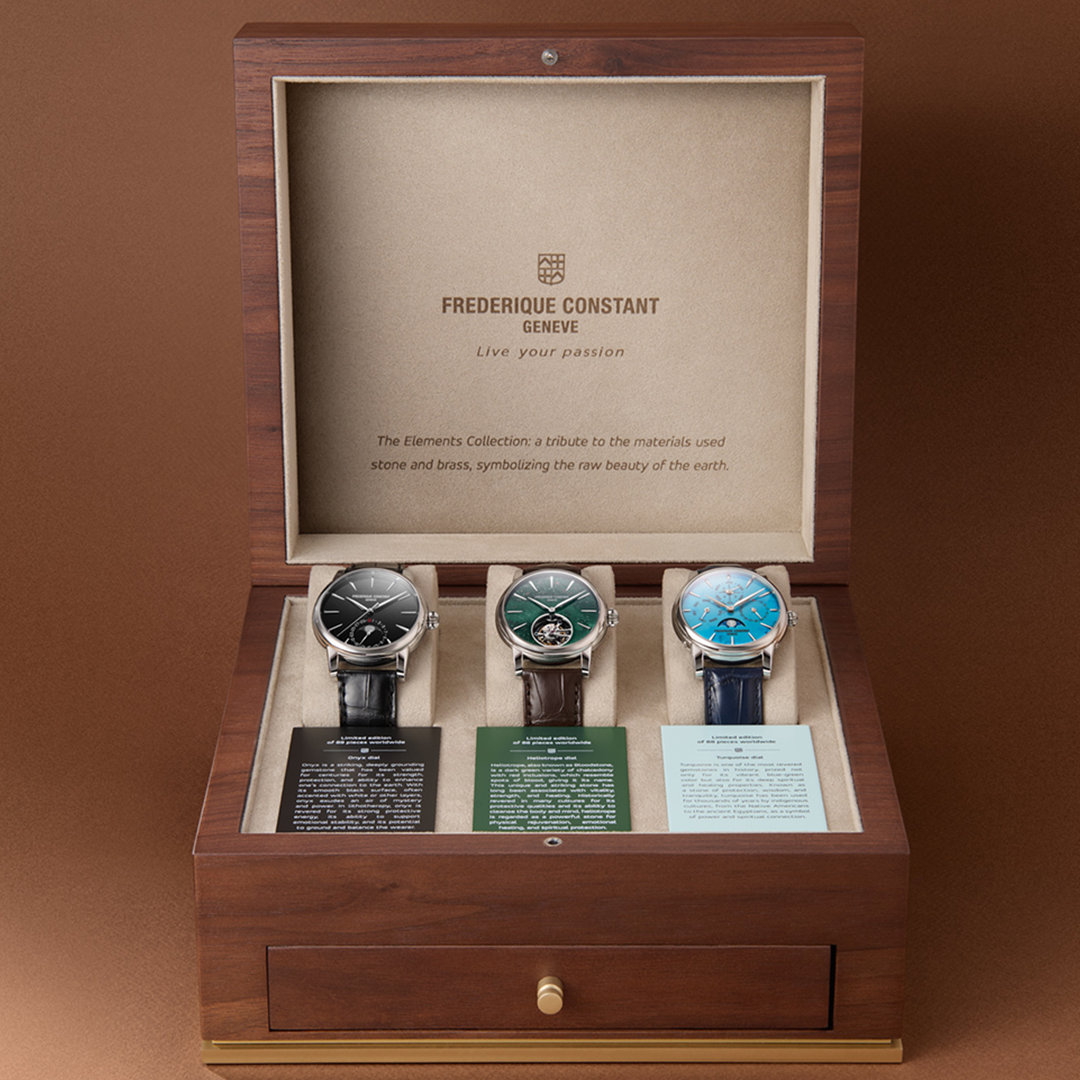 Frederique Constant The Elements Collection 2026 – stone dials meet classic complications
