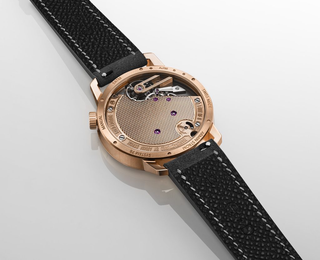 Armin Strom Tribute3 Au750 gold as structure, not garnish