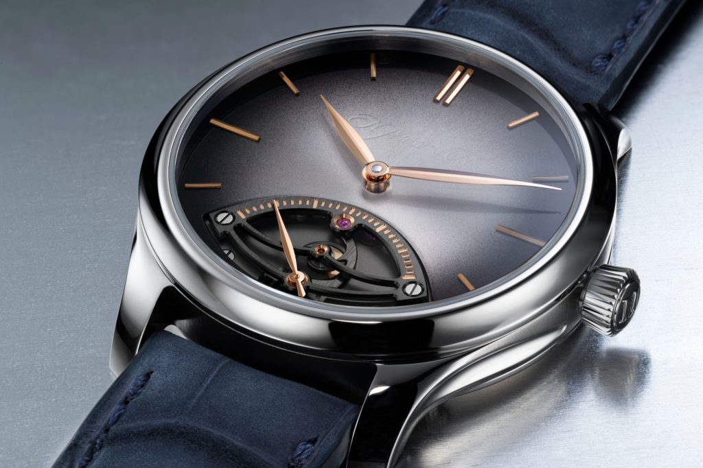 Moser Retrograde Seconds Trio One Complication, Three Characters