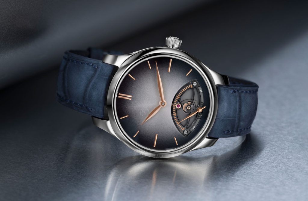 Moser Retrograde Seconds Trio One Complication, Three Characters