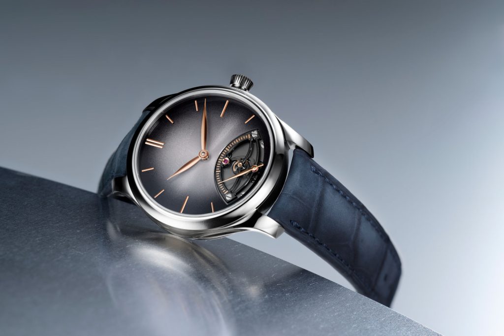 Moser Retrograde Seconds Trio One Complication, Three Characters