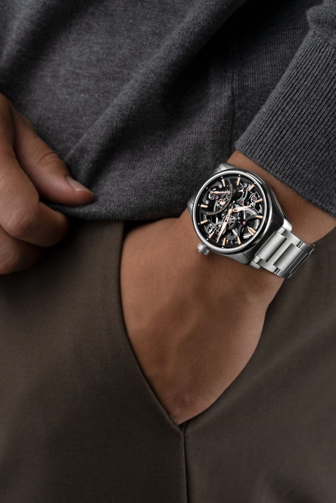 Moser Retrograde Seconds Trio One Complication, Three Characters
