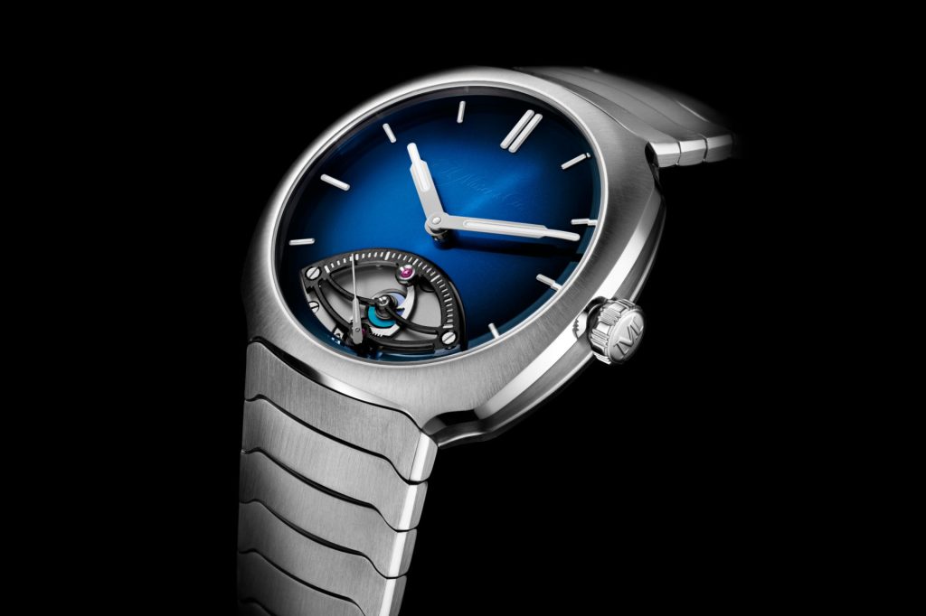 Moser Retrograde Seconds Trio One Complication, Three Characters