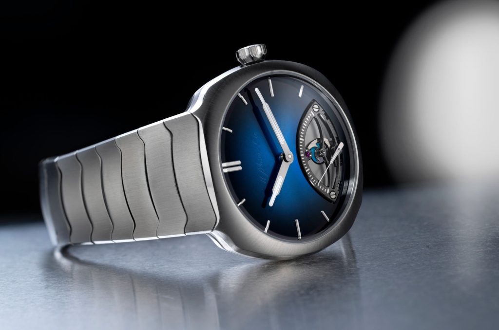 Moser Retrograde Seconds Trio One Complication, Three Characters