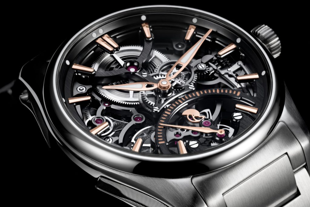 Moser Retrograde Seconds Trio One Complication, Three Characters