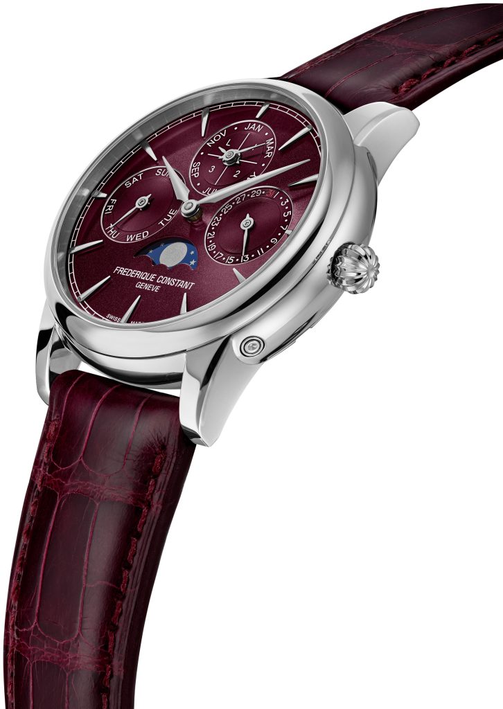 Frederique Constant Burgundy Perpetual Calendar A 100 piece Geneva Classic
