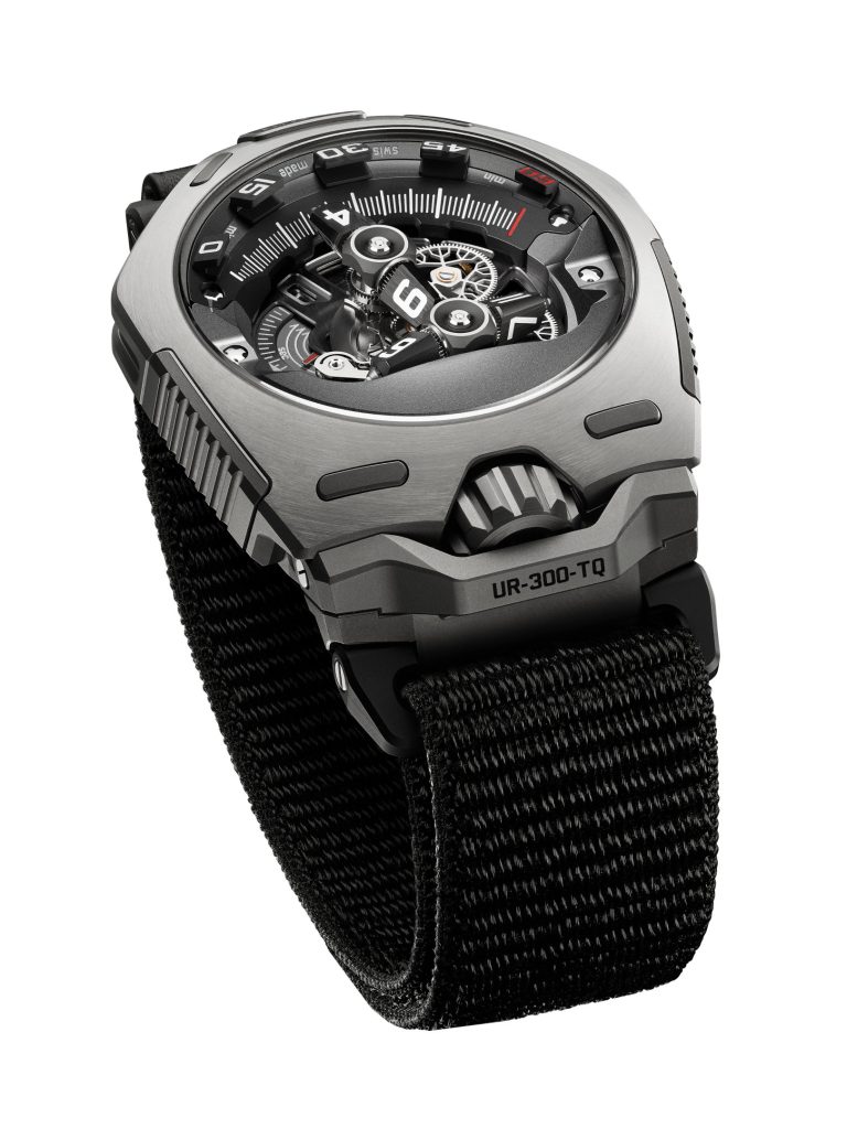 URWERK UR-300 Time Quantum - a T-frame ballet at the edge of time