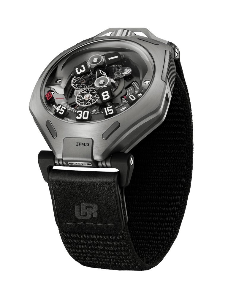 URWERK UR-300 Time Quantum - a T-frame ballet at the edge of time