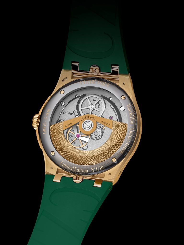 Green in the Vortex Czapek Antarctique Tourbillon Victory Green