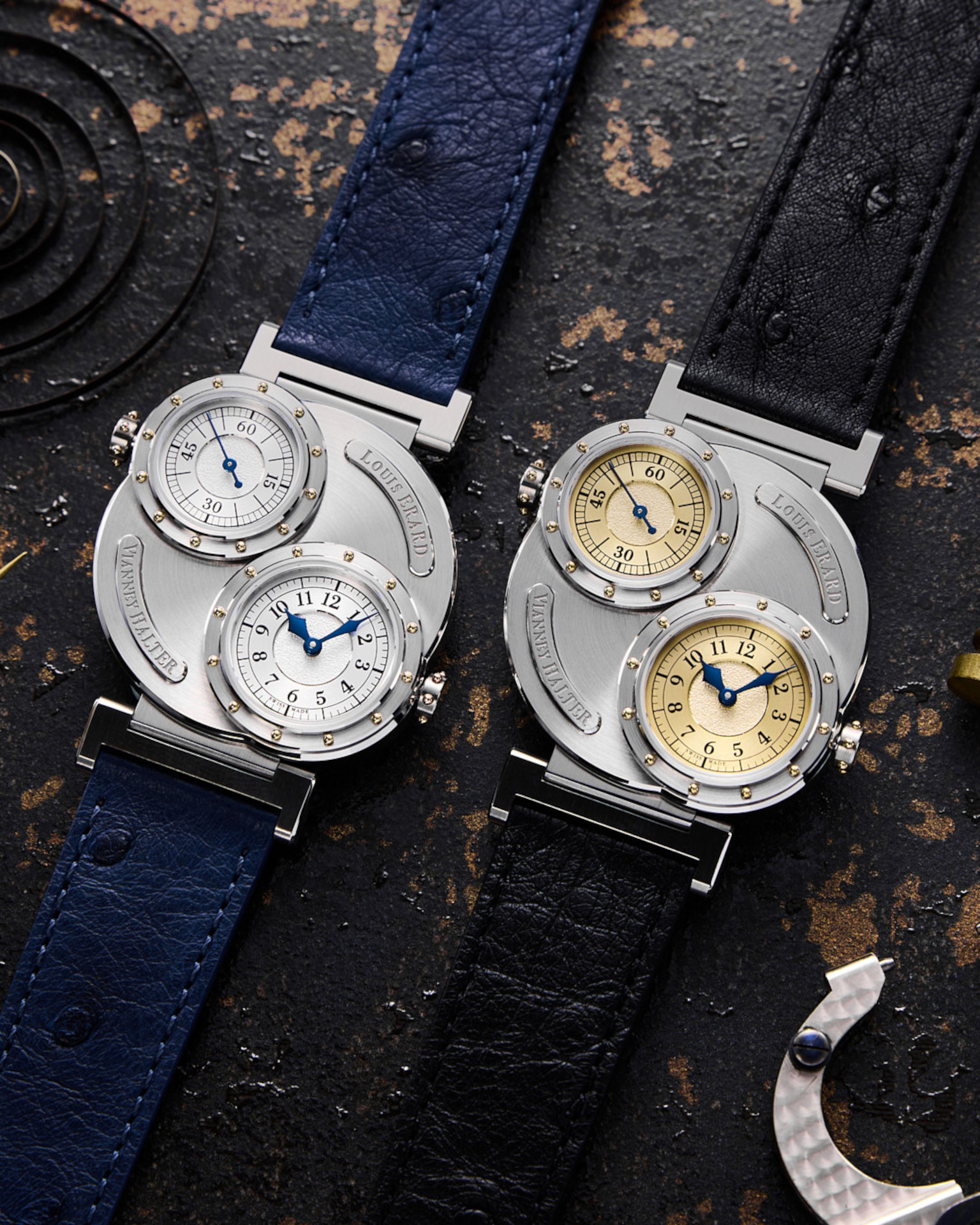 Two portholes, one idea: Louis Erard x Vianney Halter Futur Antérieur